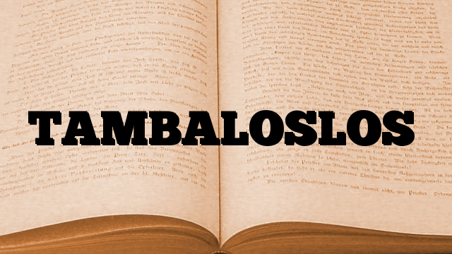 TAMBALOSLOS