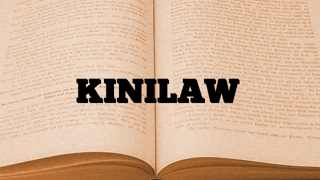 KINILAW