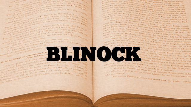 BLINOCK